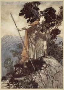 Brunnhilde、「ラインゴールドとヴァルキリー」から、1910